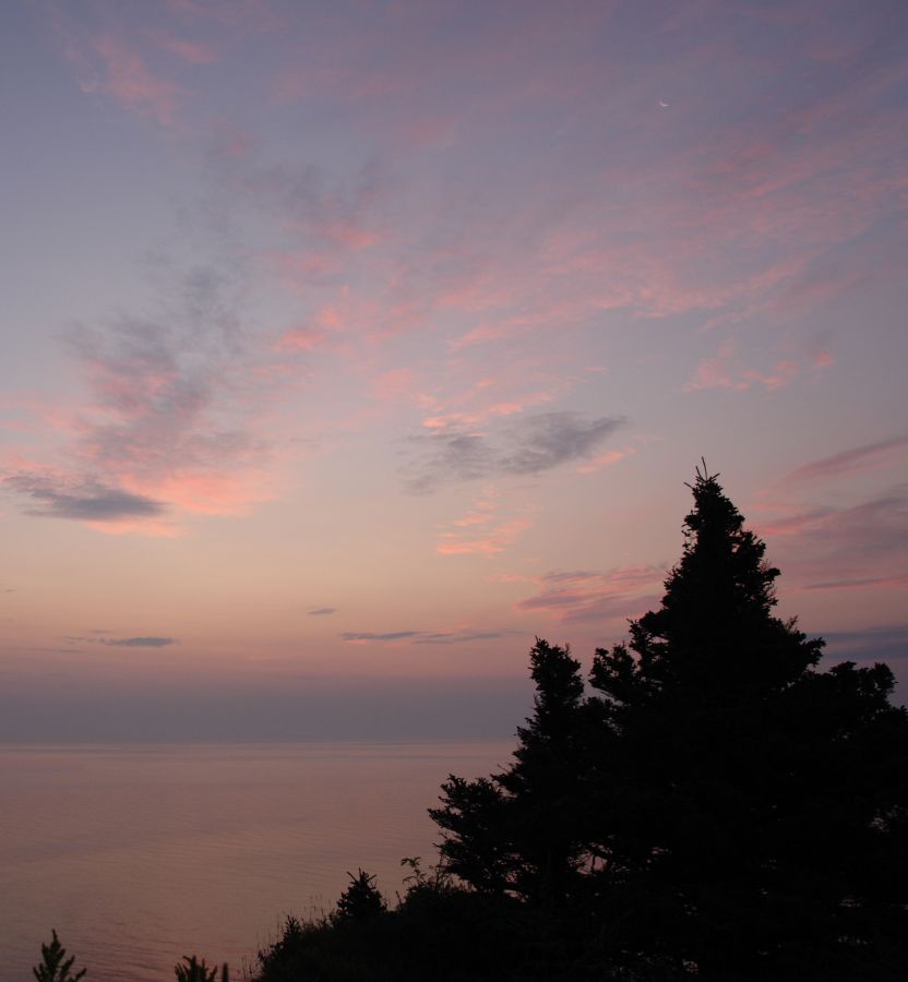 (003 11920) Out in the First Morning - Au Pic de L'Aurore, Gaspe, QC